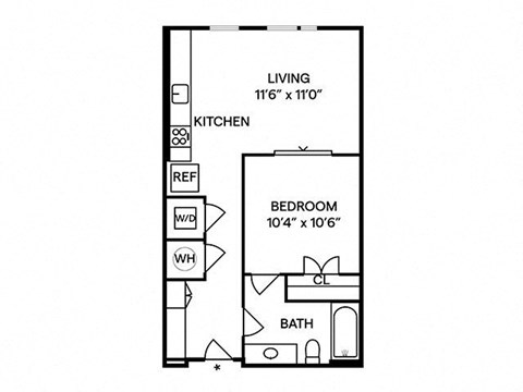 Apartment A1 A1A_East_Austin_1614
